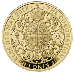 2023 5oz Gold Coronation of King Charles III Proof Coin Boxed