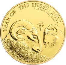 2015 Year of the Sheep Gold Coin 1oz Royal Mint Lunar Series
