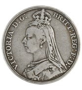 1889 Victoria Jubilee Head Crown - Fine