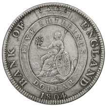 1804 Silver Bank of England Dollar George III