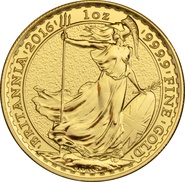 2016 One Ounce Britannia Gold Coin Uniface Obverse Mint Error NGC MS67