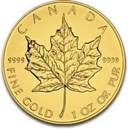 2012 Canadian Maple Leaf Gold Coin 1oz