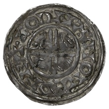 1016-1035 Cnut Silver Penny Hammered Short Cross Type York Mint Goodman