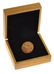French 20 Francs Gold Coin Marianne Rooster Gift Boxed