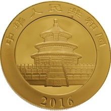 2016 30g Chinese Panda Gold Coin
