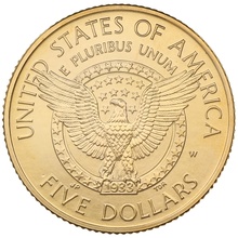 1997 Roosevelt - American Gold Commemorative $5