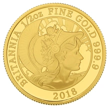 2018 Proof 1/2oz Gold Britannia Coin