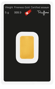 5g Gold Bar Argor-Heraeus