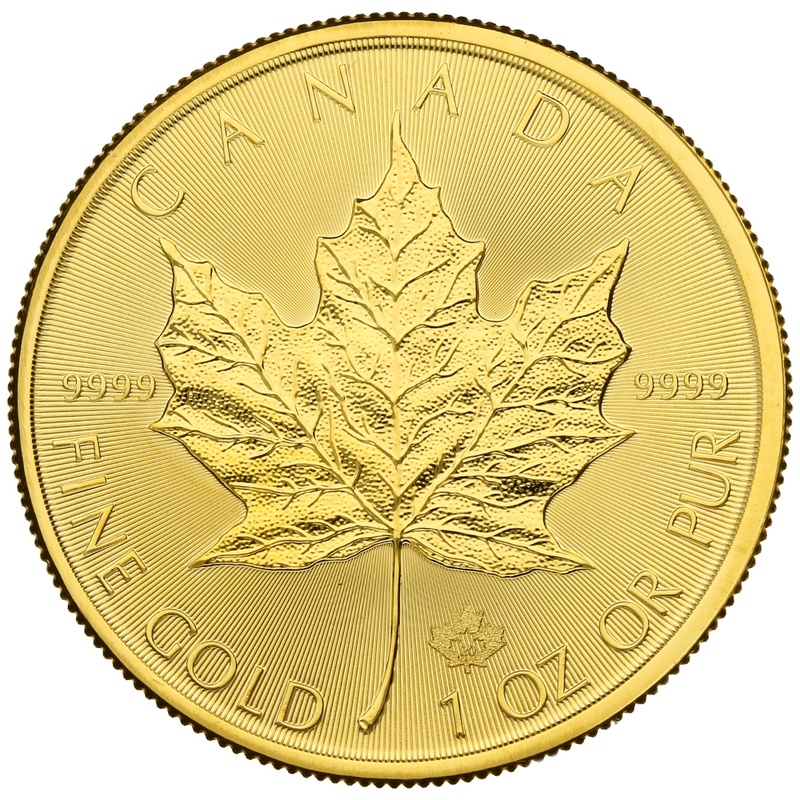 2020 Canadian Maple Leaf Gold Coin 1oz