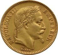 Gold French Francs