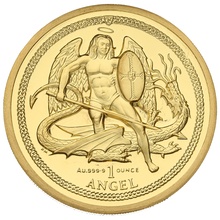 2012 Proof Isle of Man Angel Gold Coin 1oz
