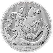 2024 George & the Dragon 1kg Silver Coin