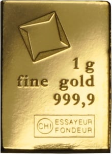 1g x 50 Gold Bar CombiBar - From £3,258 | BullionByPost