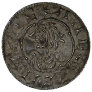 1016-1035 Cnut Hammered Silver Penny Quatrefoil type Cambridge Leofsige