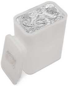 2024 Perth Mint 1oz Dragon Rectangular Silver Bar (Coin)
