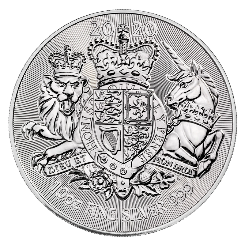 2020 Royal Arms Silver Coin 10oz
