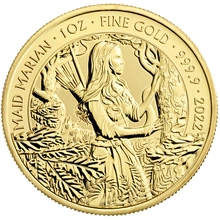 2022 Maid Marian Gold Coin Myths & Legends 1oz PCGS MS70