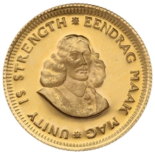 1982 R1 Gold Coin 1 Rand South Africa