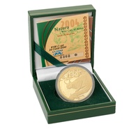 2004 1oz Natura Proof Gold Coin Wildcats of Africa Lynx Boxed