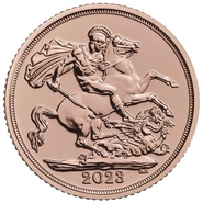 Tube of 25 2023 Coronation Gold Sovereigns