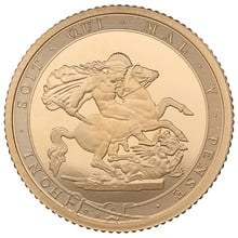 2017 Proof Gold Half Sovereign Elizabeth II Fifth Head