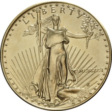 1991 American Eagle Gold Coin 1oz MCMXCI