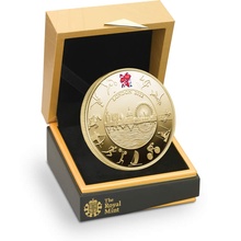 2012 Proof £5 Gold Crown Coin Official London Olympics Boxed