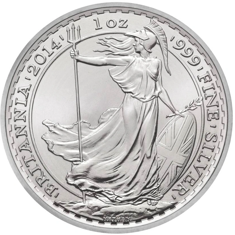 2014 1oz Silver Britannia Coin