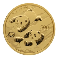 2022 30g Chinese Panda Gold Coin