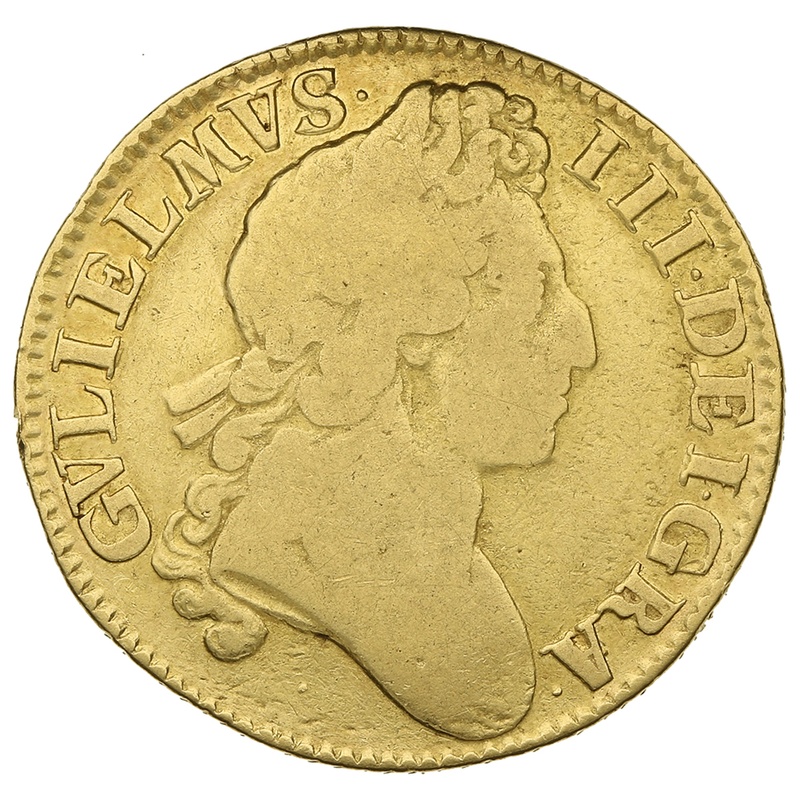 1701 William III Gold Guinea