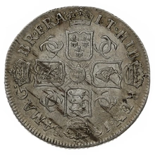 1684 Silver Sixpence Coin Charles II