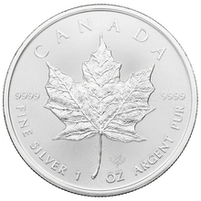 2020 Canadian Silver Maple Leaf Coin 1oz