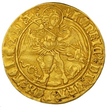 1505-1509 Gold Angel Coin Henry VII Hammered