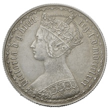 1880 Florin Silver Coin Queen Victoria
