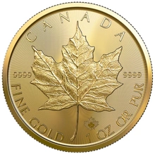 2021 Canadian Maple Leaf Gold Coin 1oz