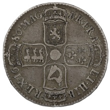 1686 James II Silver Halfcrown SECVNDO