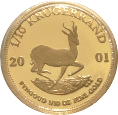2001 Proof 1/10oz Krugerrand Gold Coin