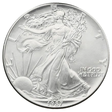 1987 American Silver Eagle Coin 1oz