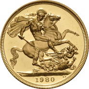 Proof Gold Sovereign - Grade B