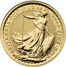2017 1/2oz Gold Britannia Coin