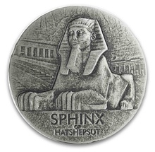 Egyptian Relics Sphinx of Hatshepsut Silver Coin 5oz
