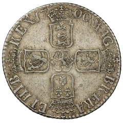 1700 Silver Shilling Coin William III