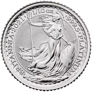 2021 1/10oz Platinum Britannia Coin
