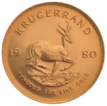 1980 Krugerrand Gold Coin 1oz