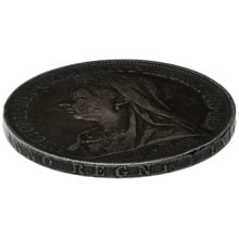 1898 Silver Crown Coin Queen Victoria 