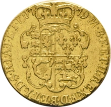 1779 Gold Guinea Coin George III
