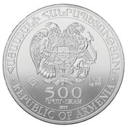 2019 Armenian Noah's Ark, 1oz Silver Coin