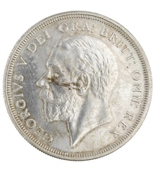 1927 Proof Silver Crown Coin George V Christmas Crown Uncirculated