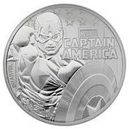 2019 Captain America Silver Coin 1oz