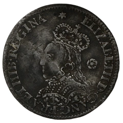 1562 Silver Threepence Elizabeth I Milled mm Star